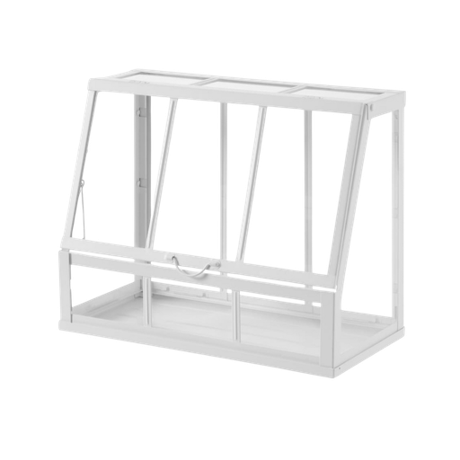 [SMBP] Serre en métal blanc et plexiglas