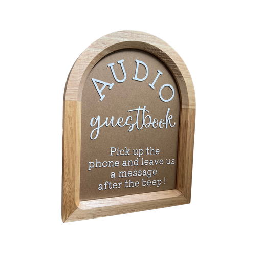 [CVAG] Cadre vouté "Audio guestbook"