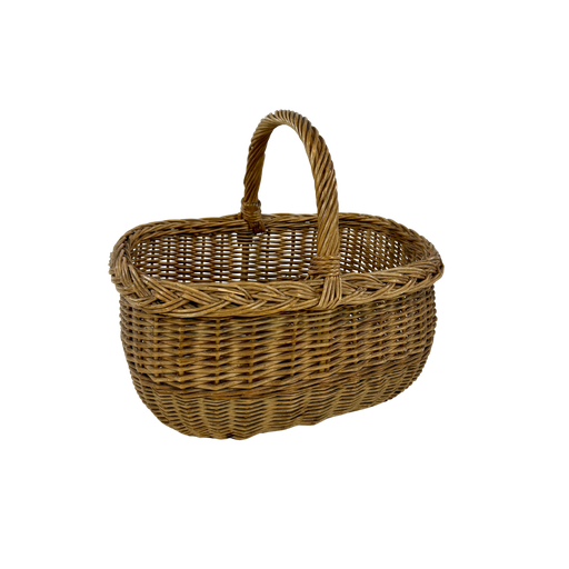 [POA] Panier en osier avec anse