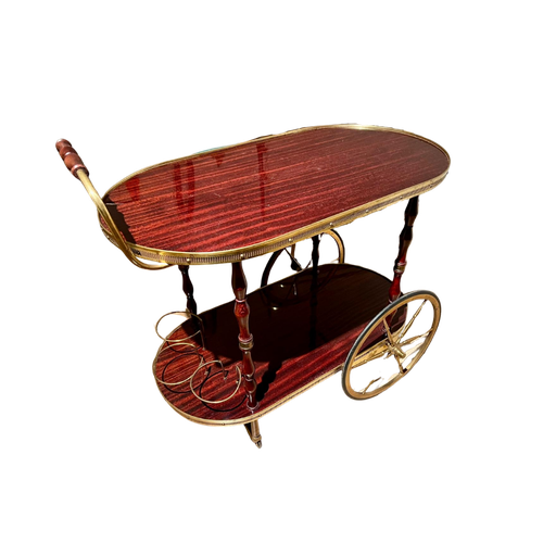 [DRA] Desserte sur roulette Acajou