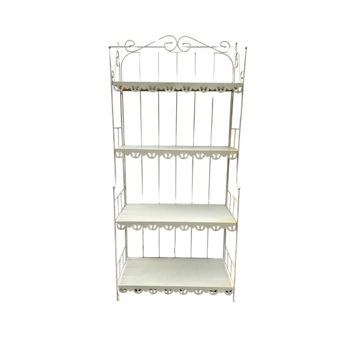 [EPMB] Etagère pliable en métal blanc