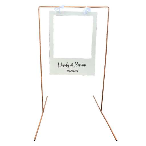 [PPPZ] Panneau Polaroïd sur pieds en zinc