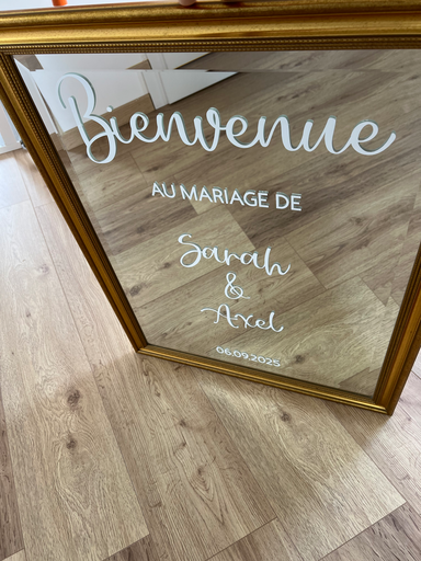 [MBD] Miroir baroque doré (à personnaliser)