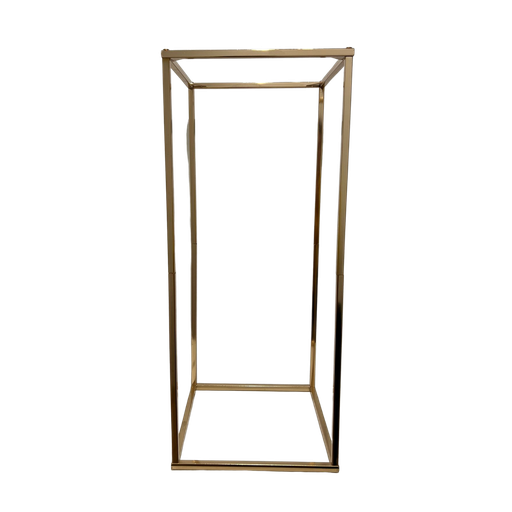 [CTRMR] Centre de table rectangulaire en métal rosé