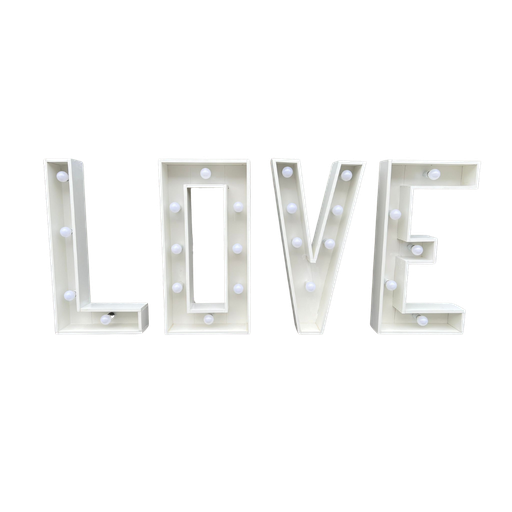 [LLPL] Lettres lumineuses à prise "LOVE"