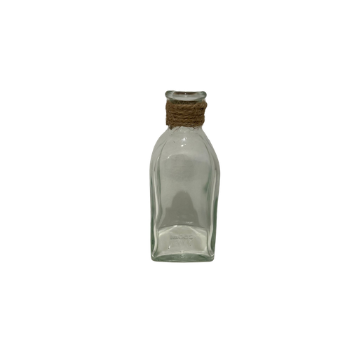 [VVTC] Vase en verre transparent avec de la corde