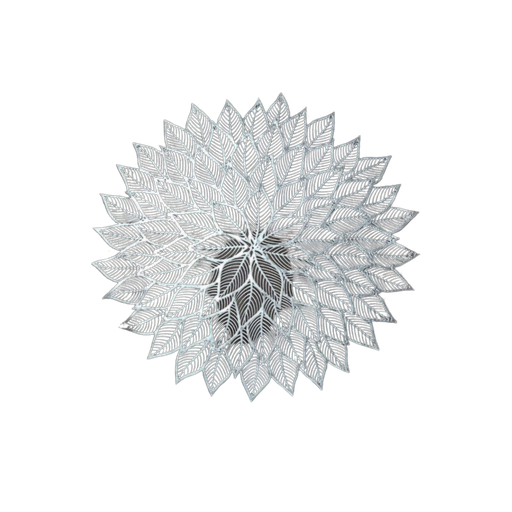 [STAFF] Set de table argenté en forme de fleur